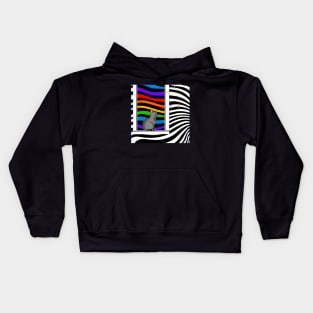 PRIDE Kitten in Window Kids Hoodie